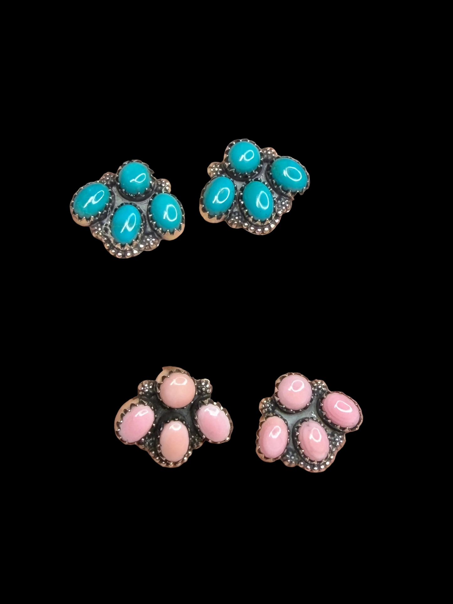 Handcrafted Mini-Cluster Earrings