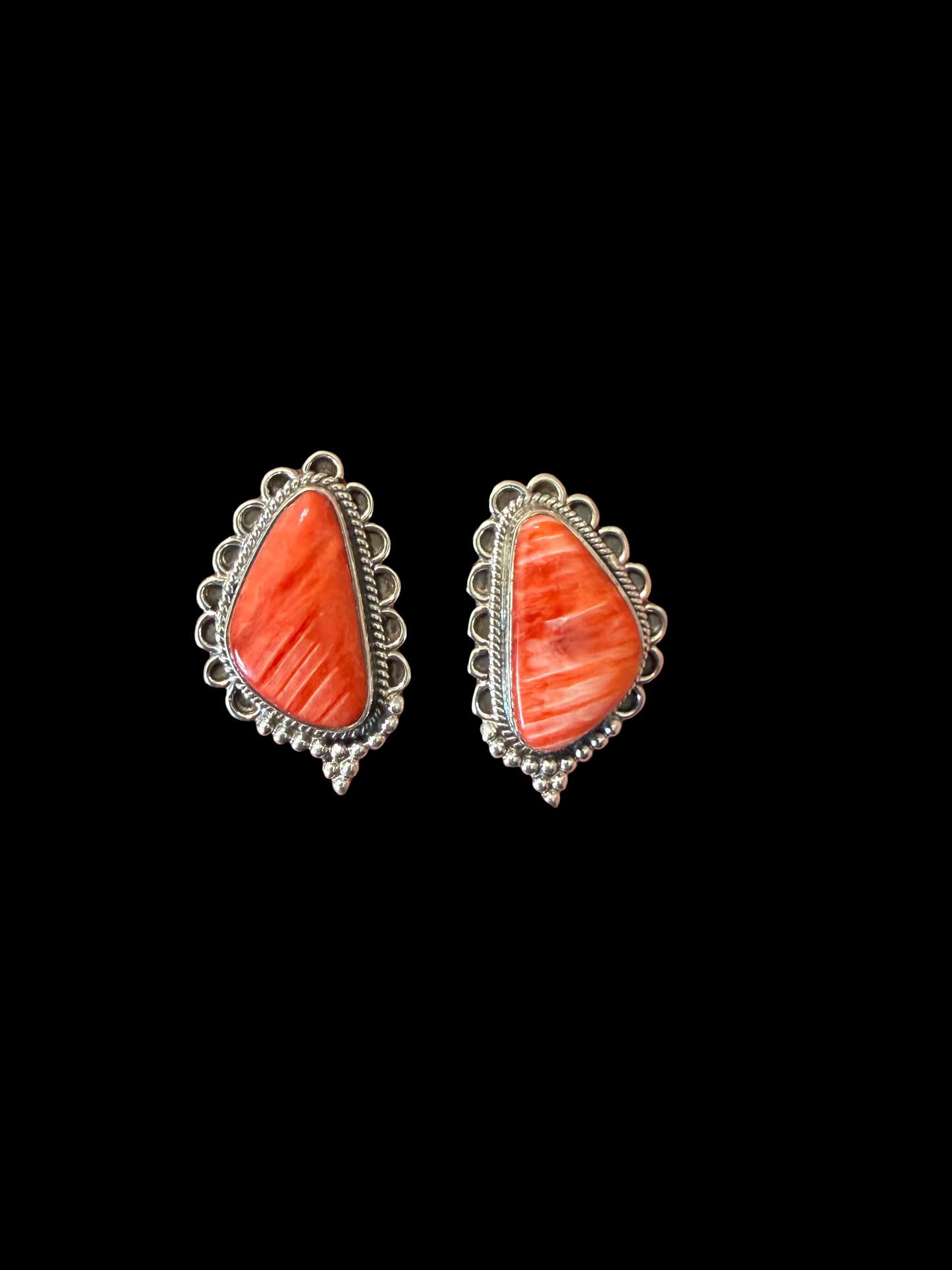 Spiny Oyster Statement Earrings