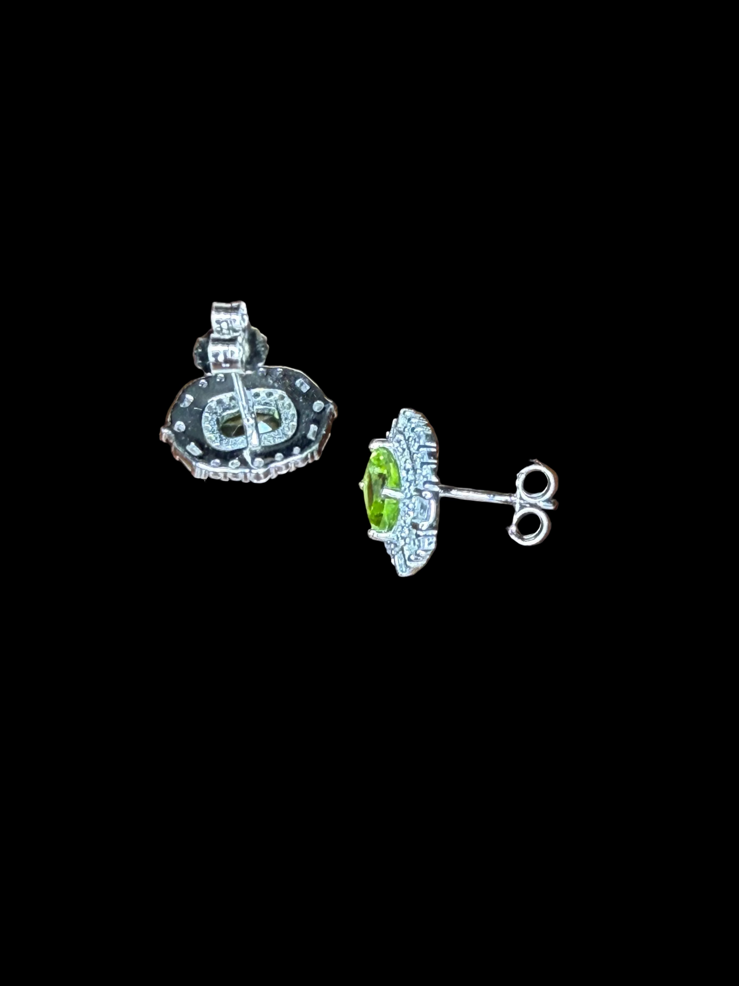 Peridot Statement Earrings