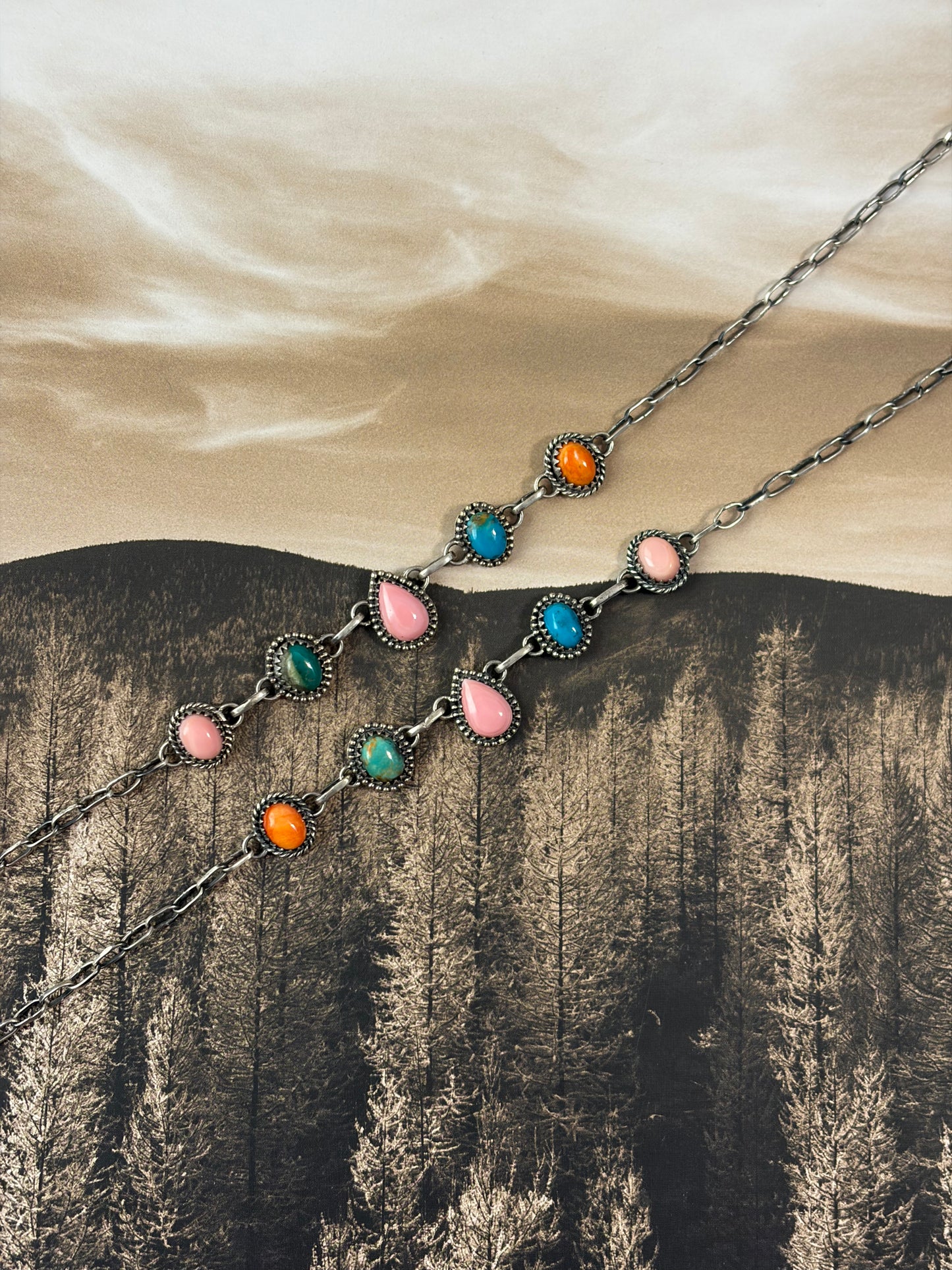 Handcrafted Multi-Stone Choker Necklaces