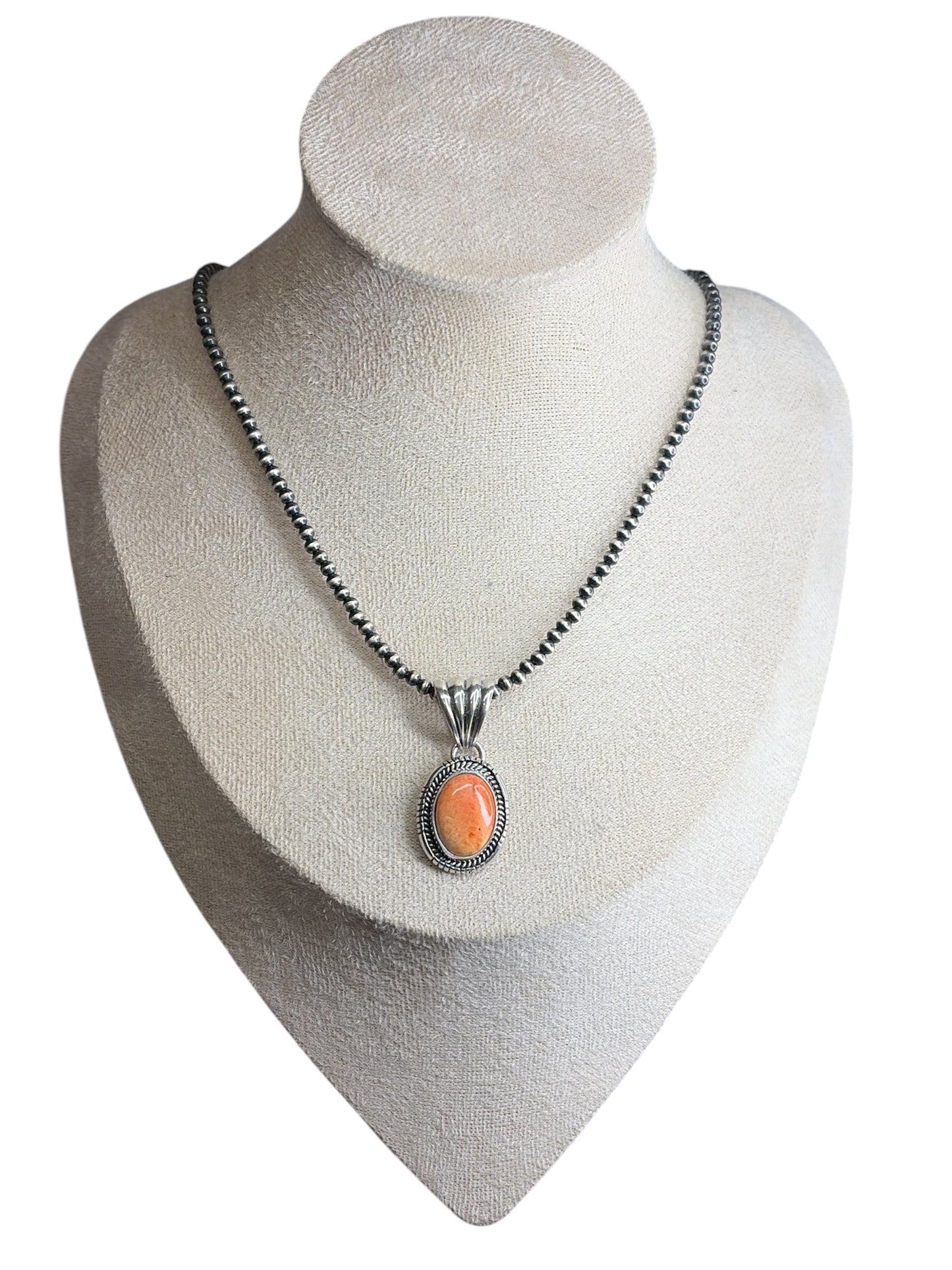 Orange Spiny Oyster Pendant