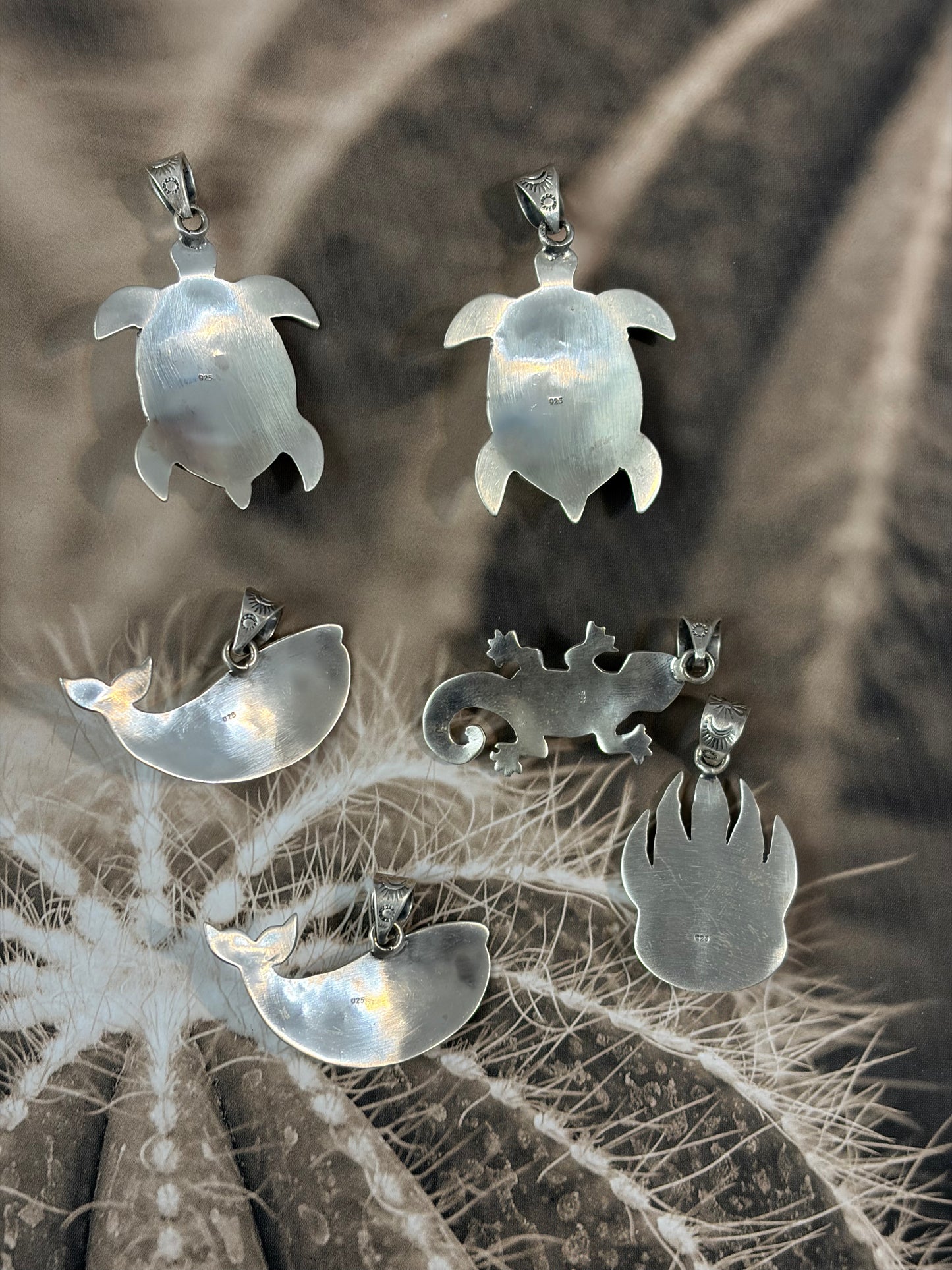 Premium Stone Wildlife Pendants
