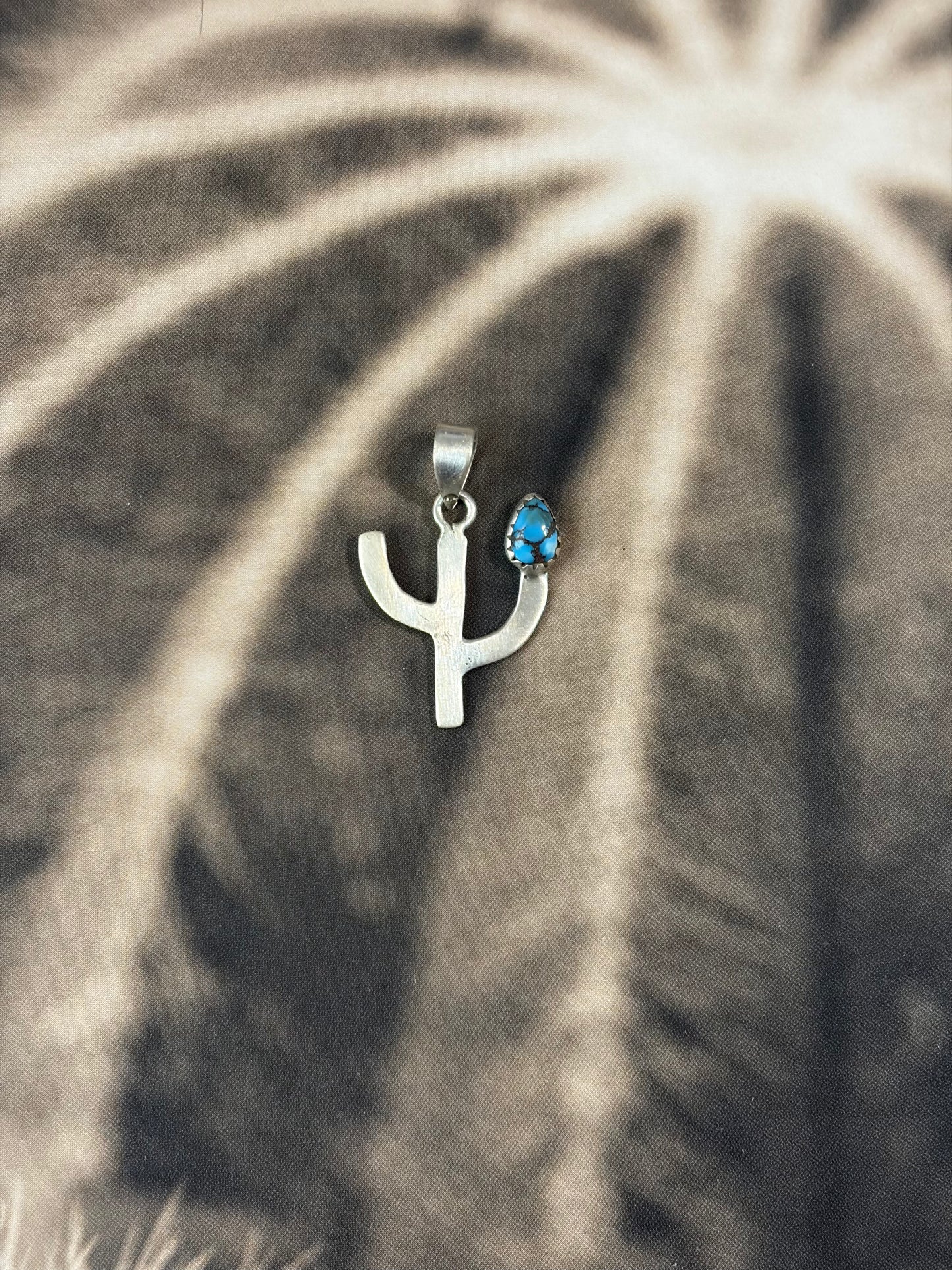 Golden Hills Cactus Pendant
