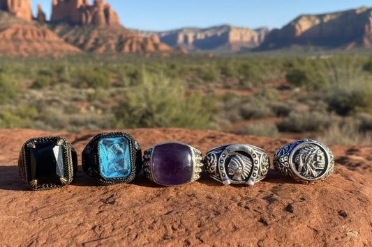 Thick Band Statement Rings
