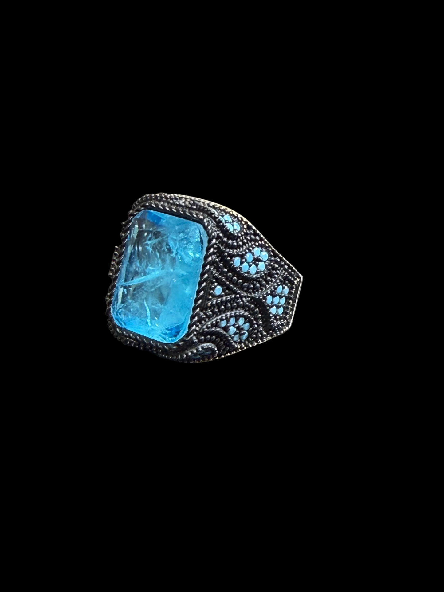 Thick Band Statement Rings