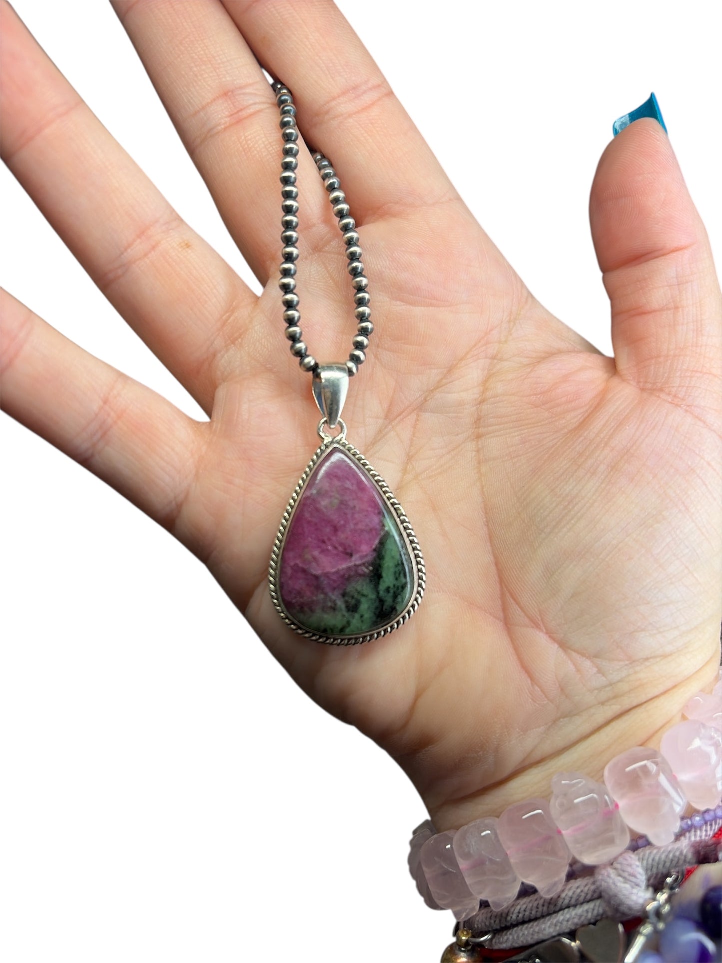 Ruby-Zoisite Pendant
