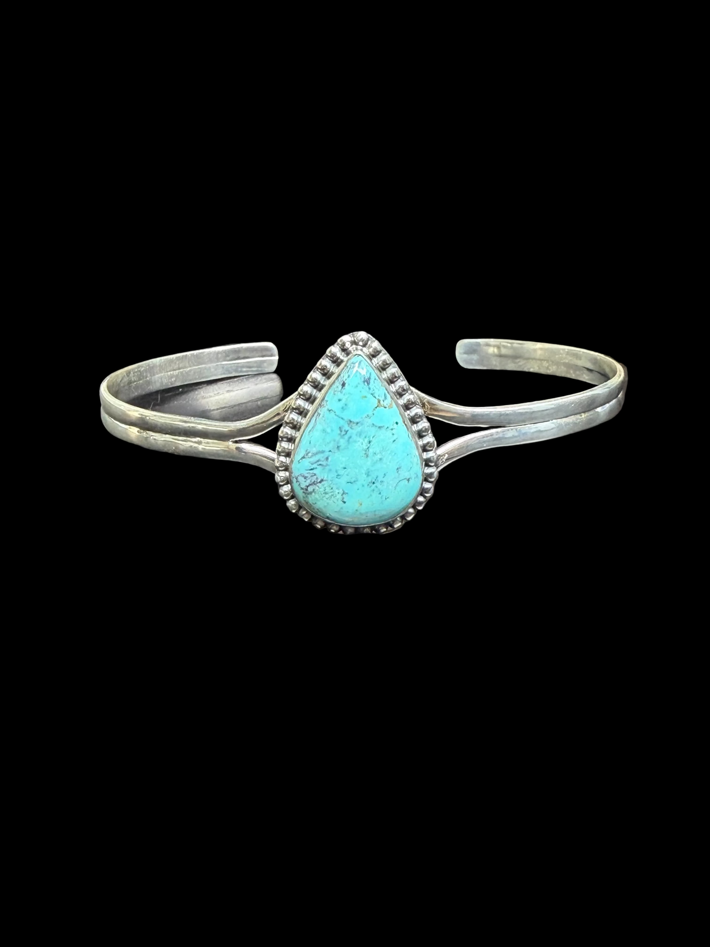 Handcrafted Kingman Turquoise Cuff