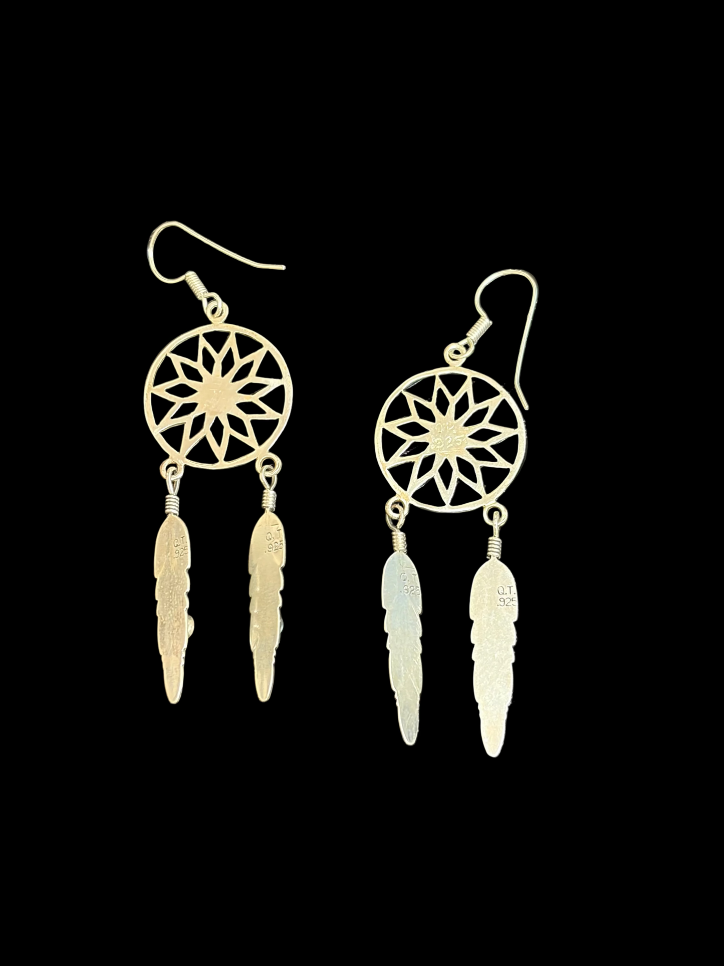 Dream Catcher Dangle Earrings (Artist Signed)