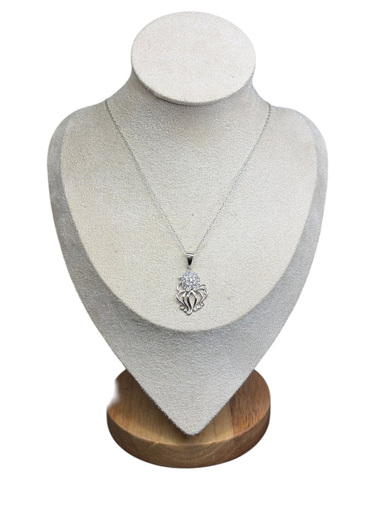 CZ Octopus Necklace