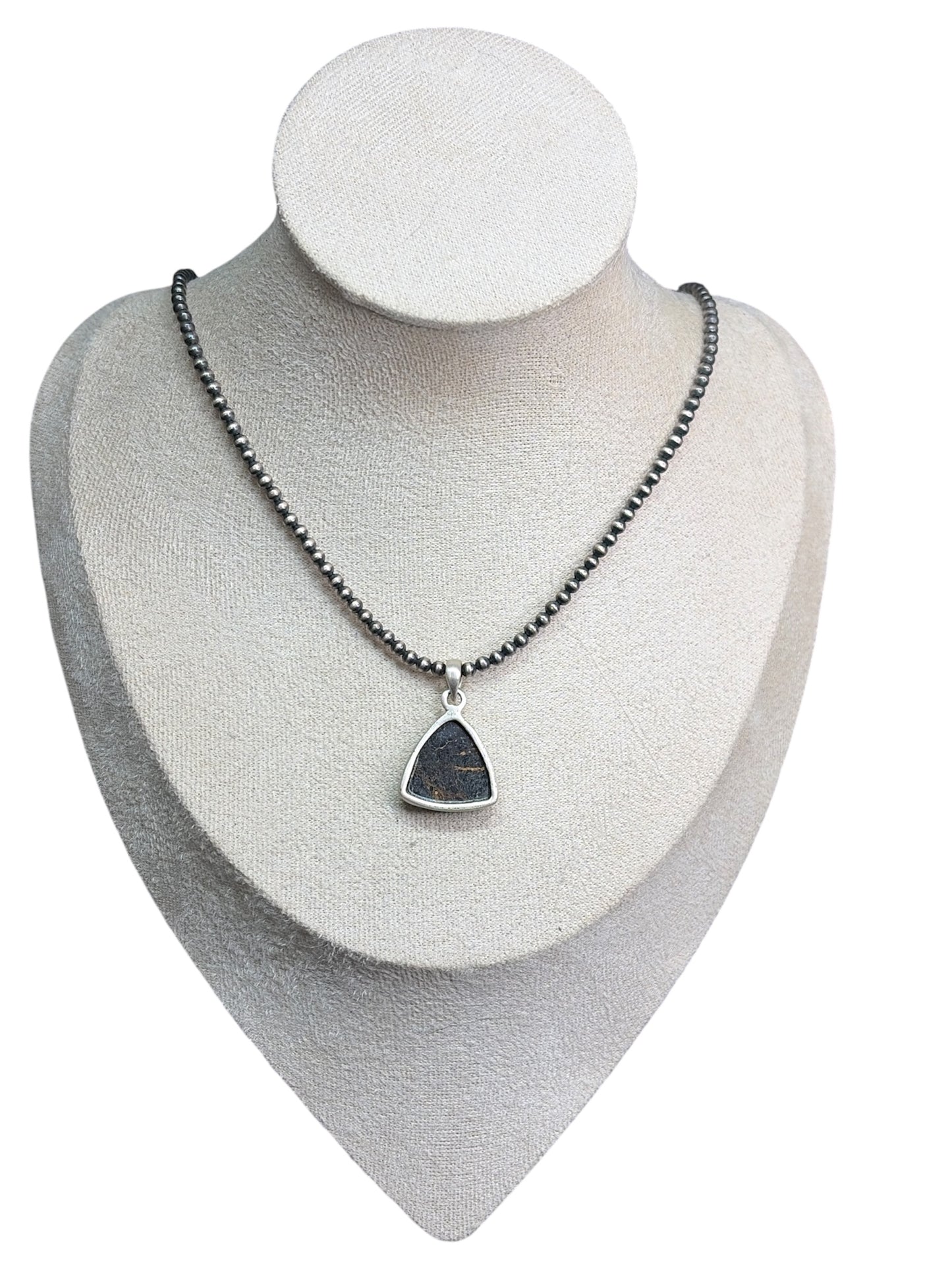Black Jack Turquoise Pendant