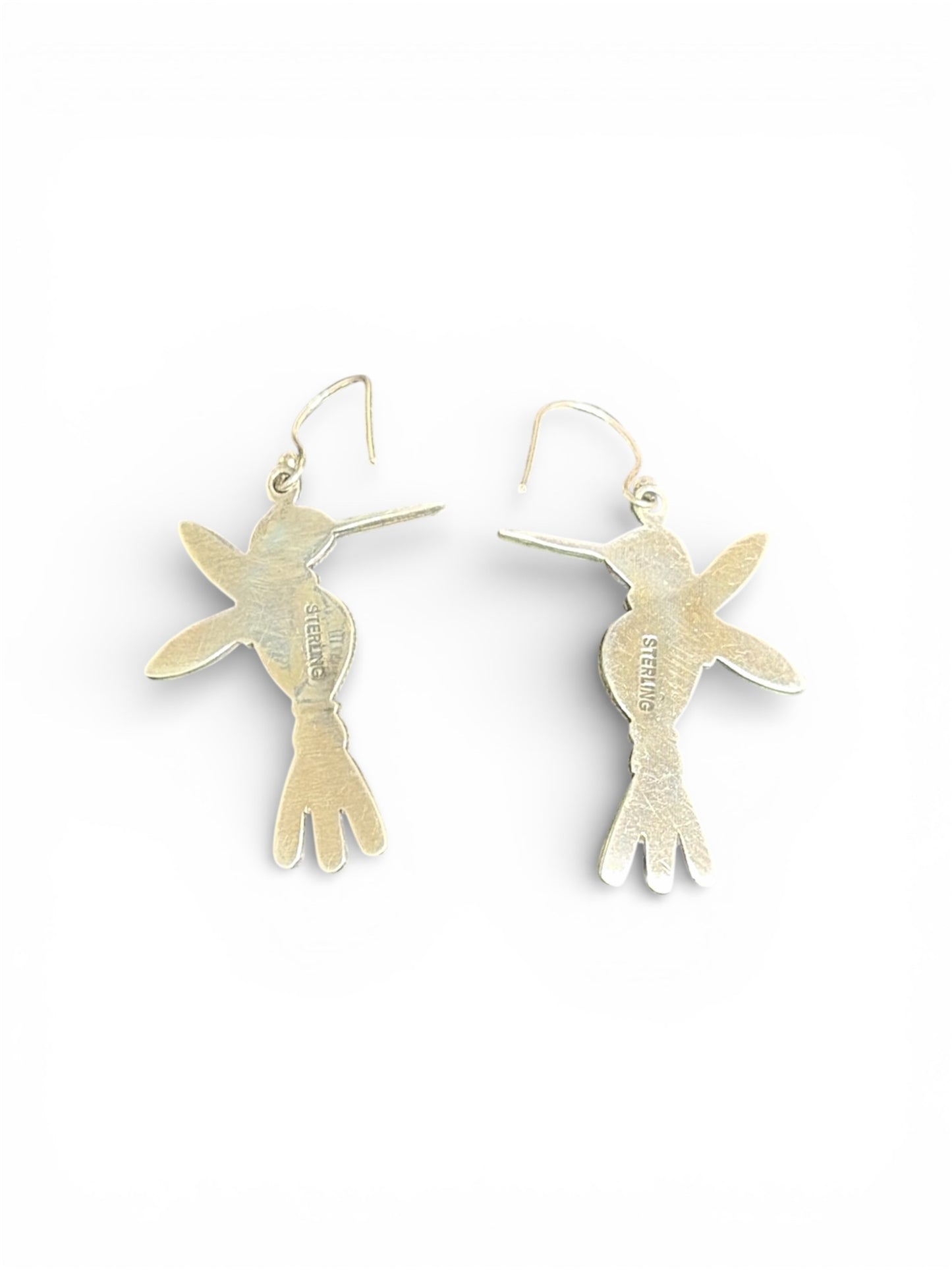 Handcrafted Hummingbird Statement Earrings