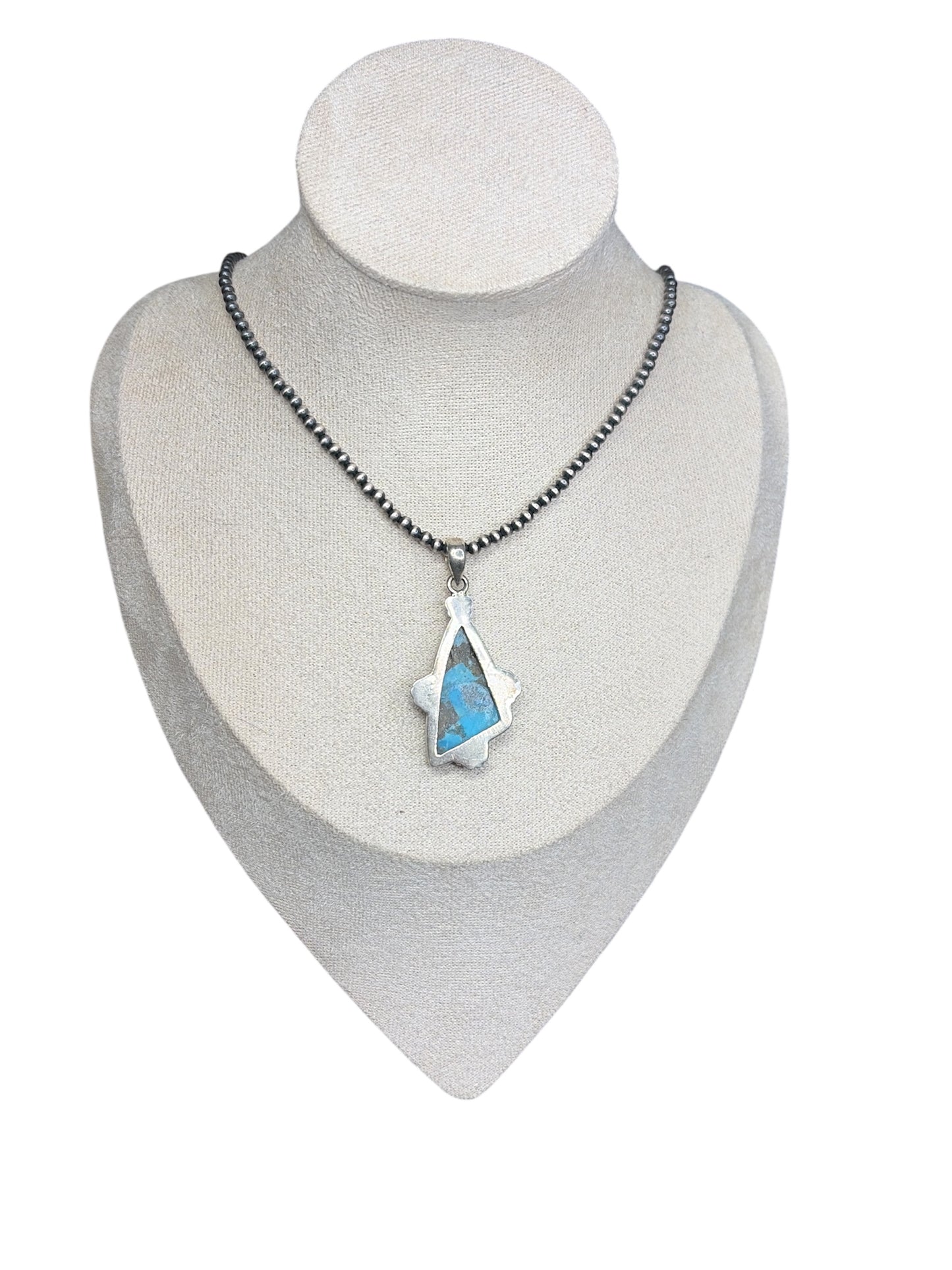 Turquoise With Pyrite Pendant