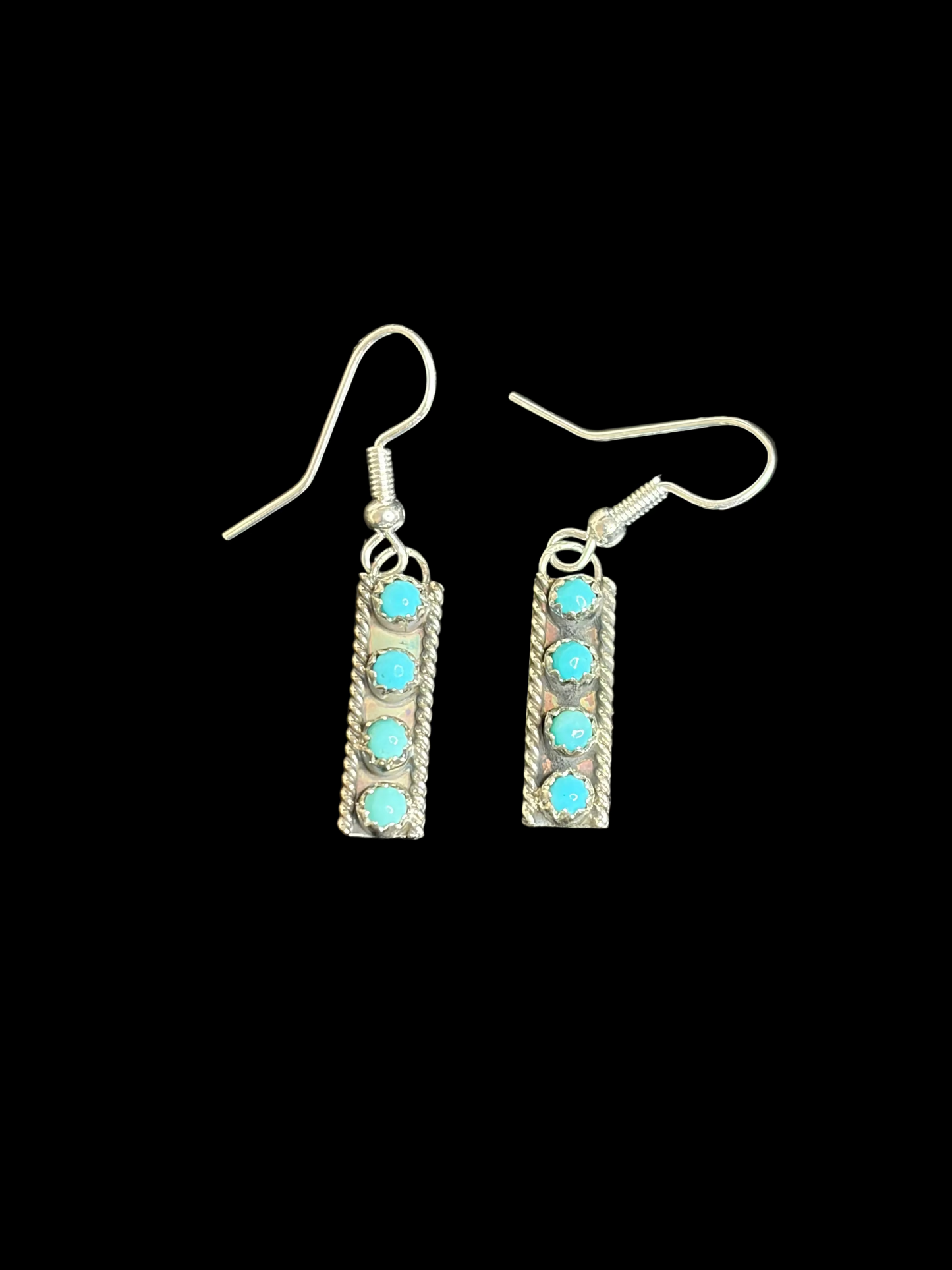 Turquoise Bar Earrings