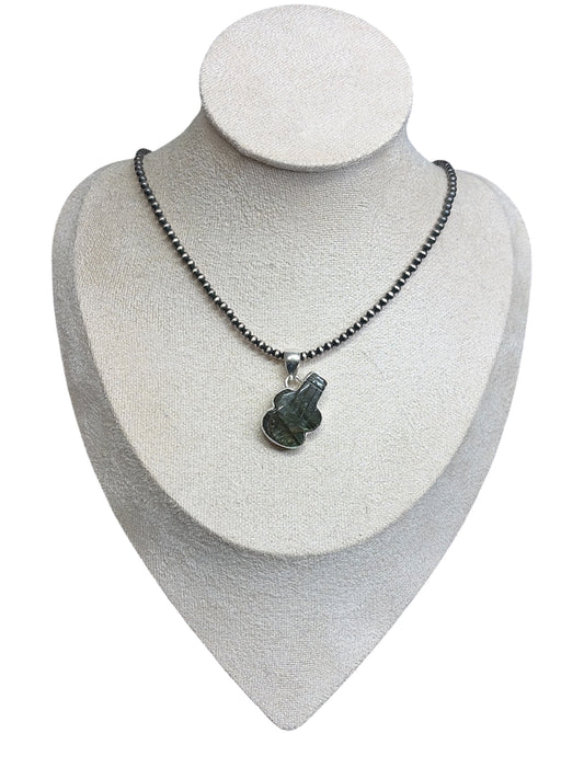 Carved Labradorite Pendant