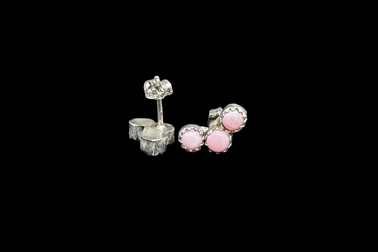 Zuni - Janice Spencer - 3 stone earrings