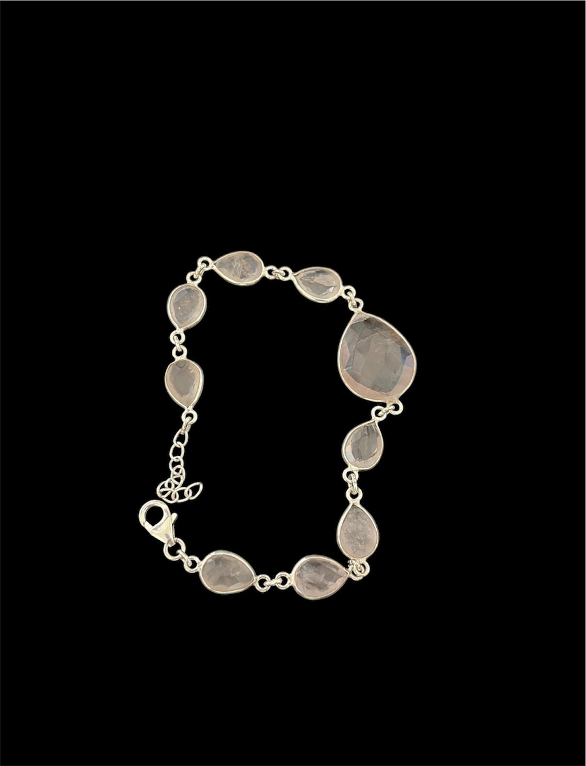 Faceted Rose Quartz Bracelet