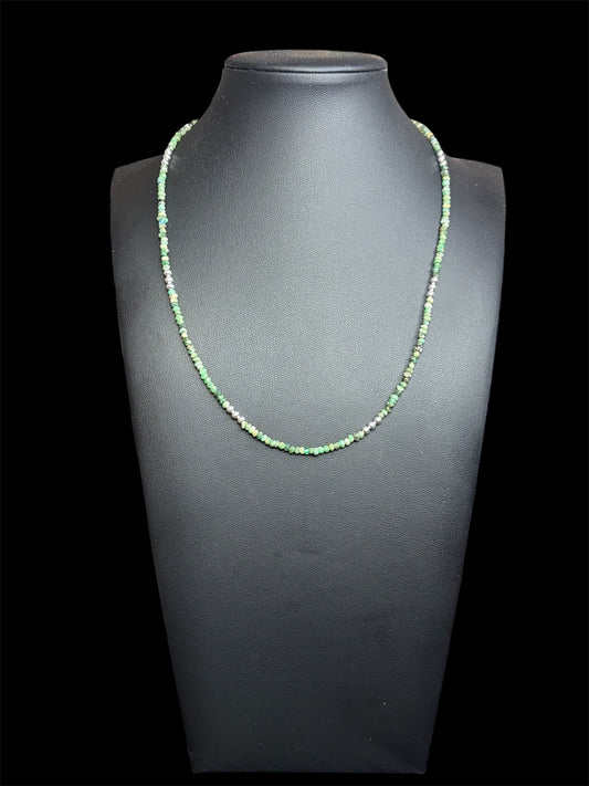 Brazilian Emerald & Sterling Necklace