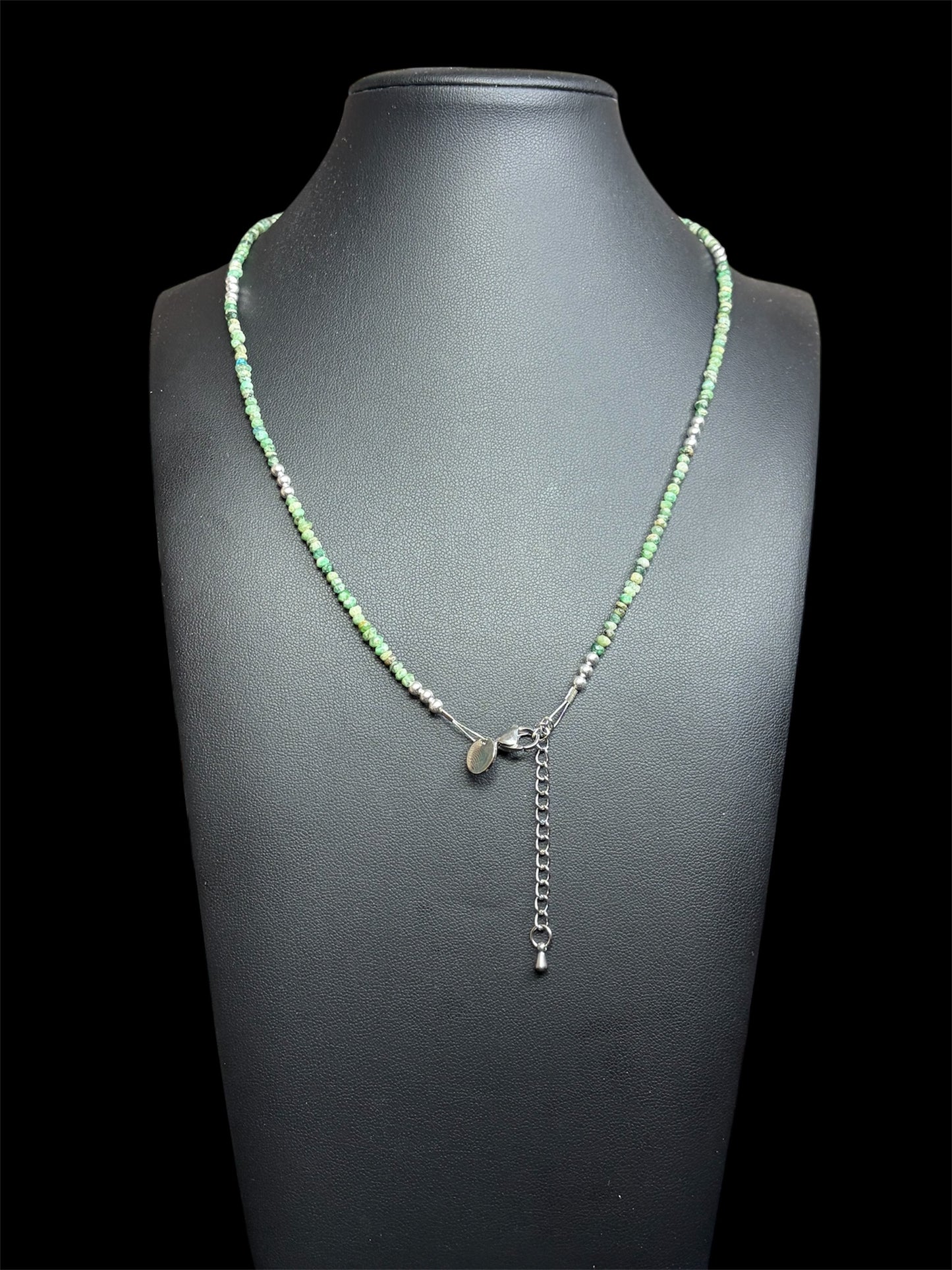 Brazilian Emerald & Sterling Necklace