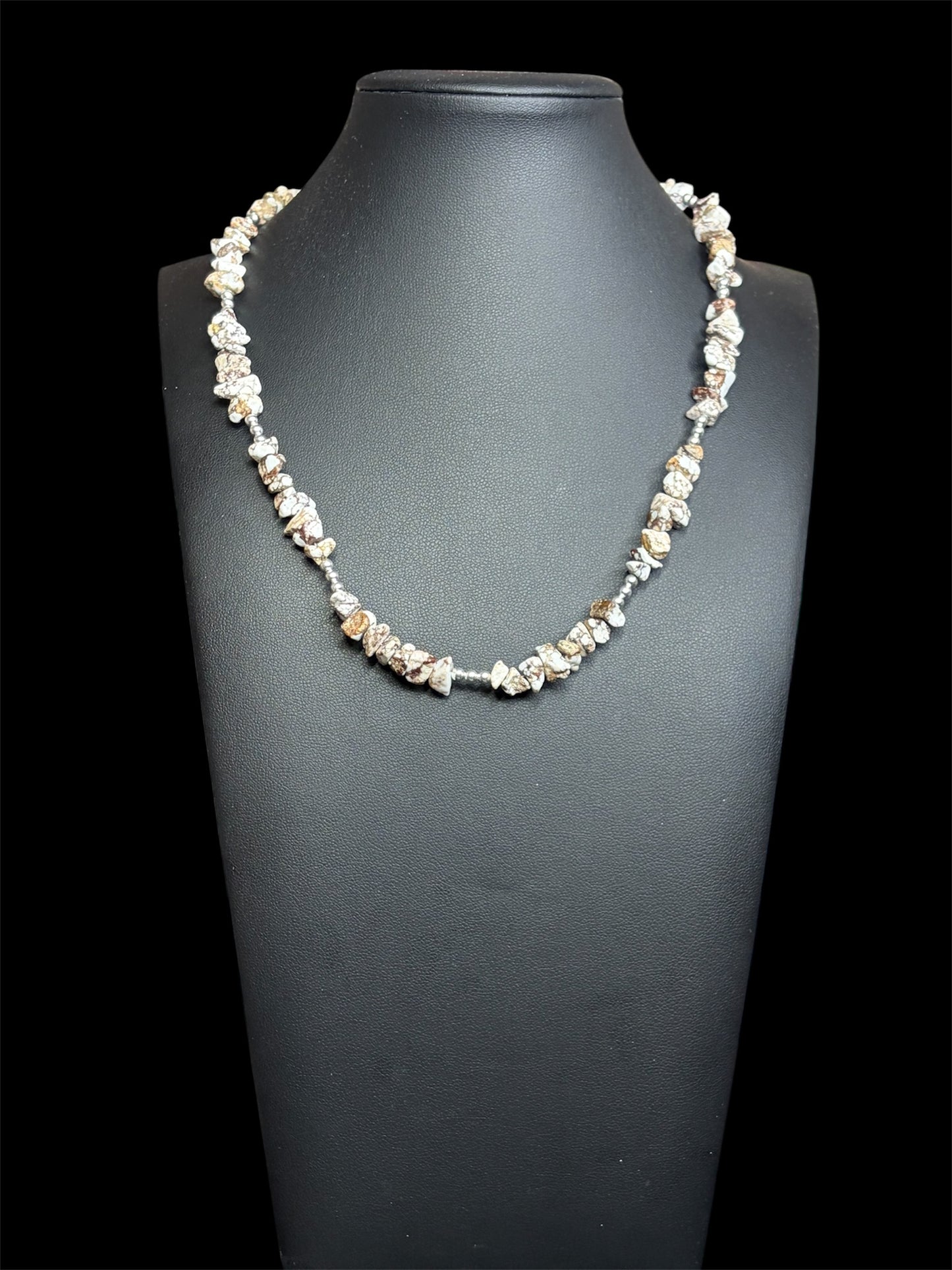 Wild Horse Jasper & Sterling Necklace