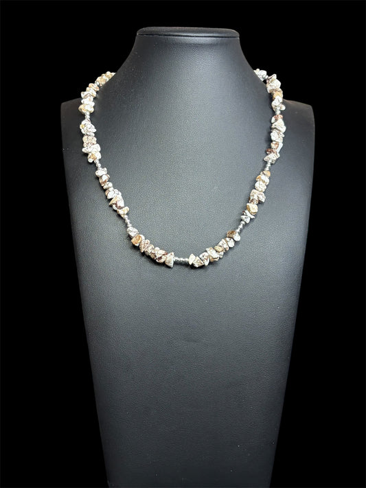 Wild Horse Jasper & Sterling Necklace