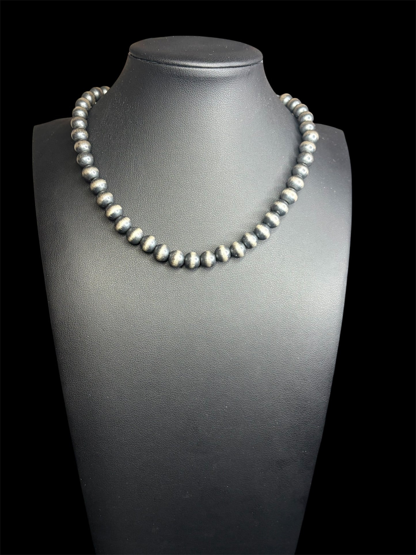 8mm Machine Made Pearl Choker Necklace