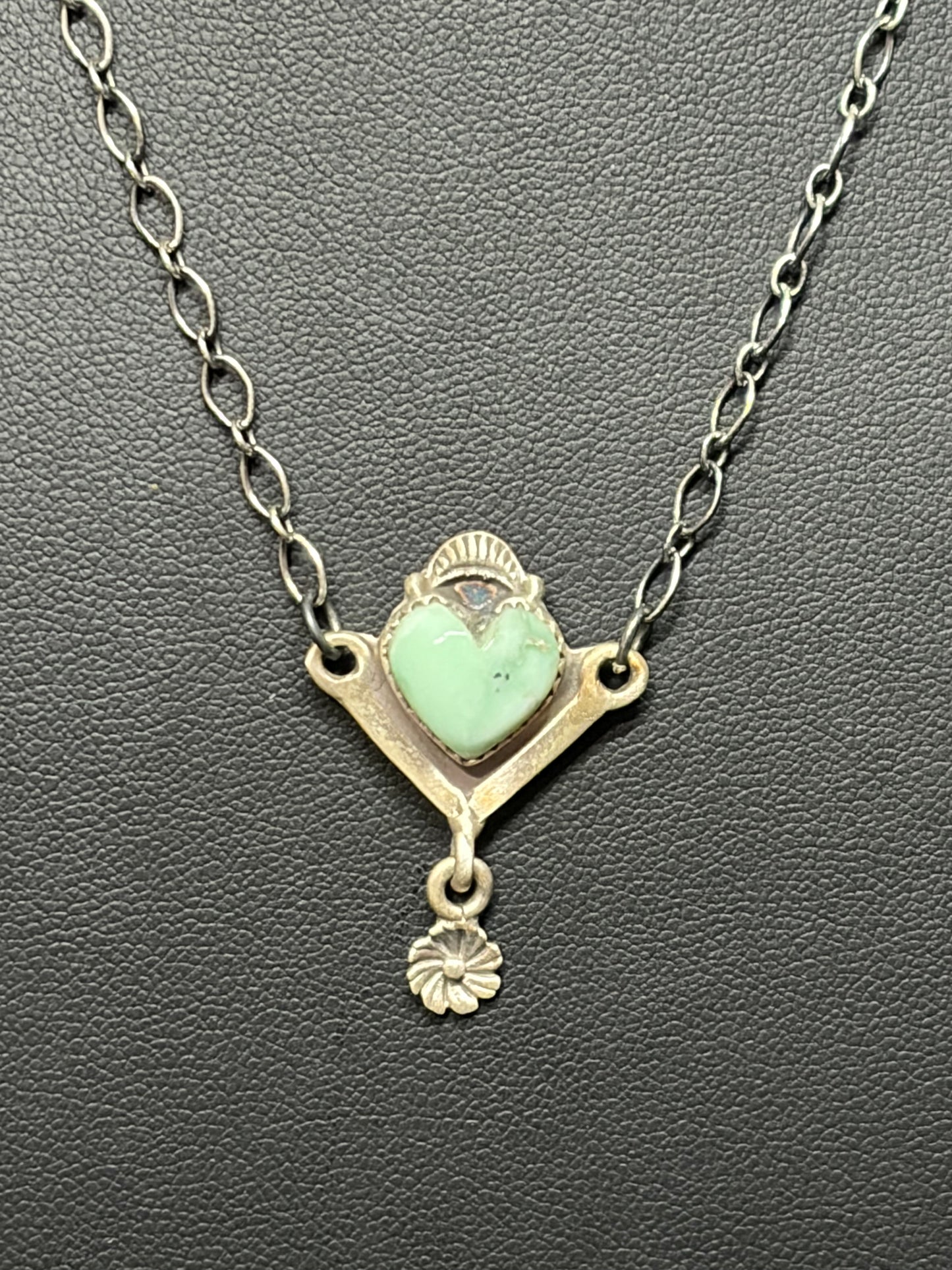Paloma Heart Drop Necklace