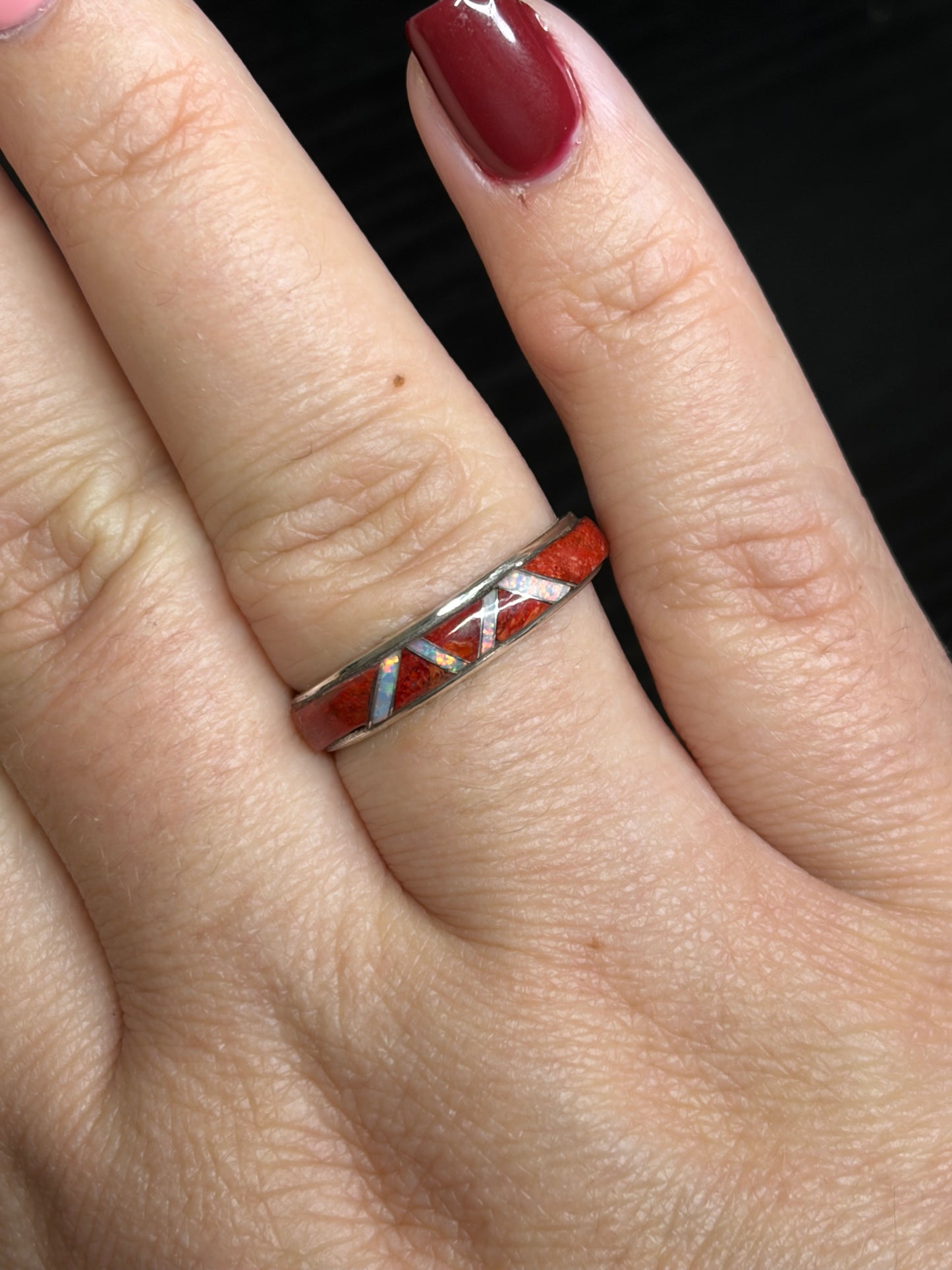 Inlay Band Rings