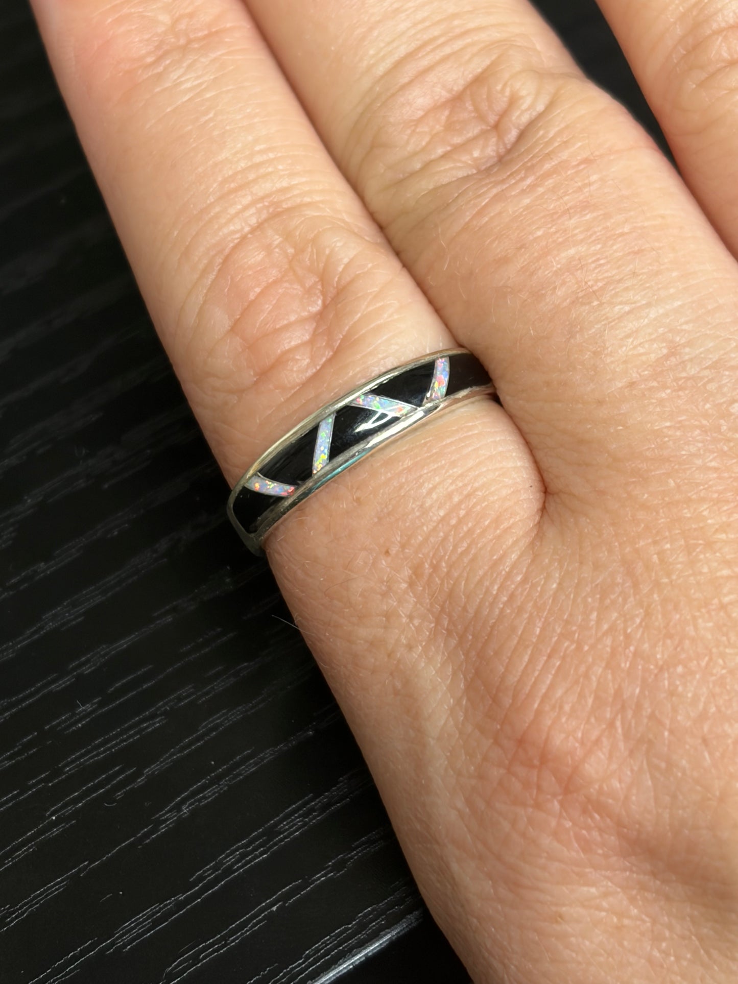 Inlay Band Rings