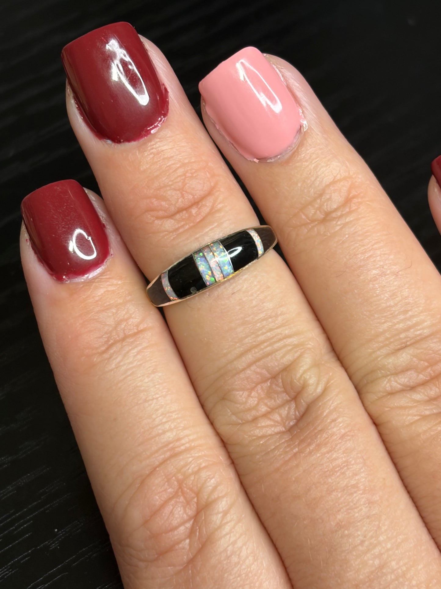 Inlay Band Rings
