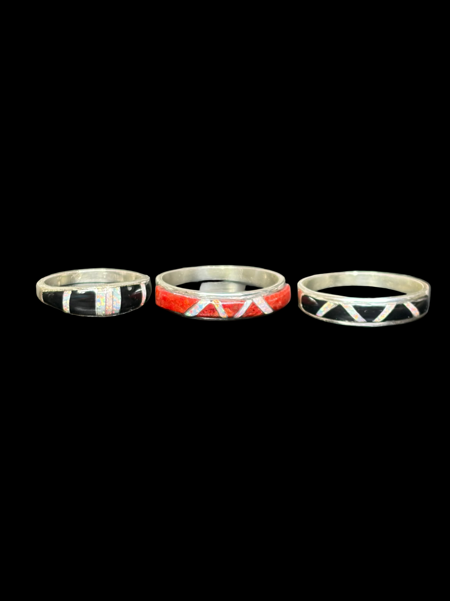 Inlay Band Rings