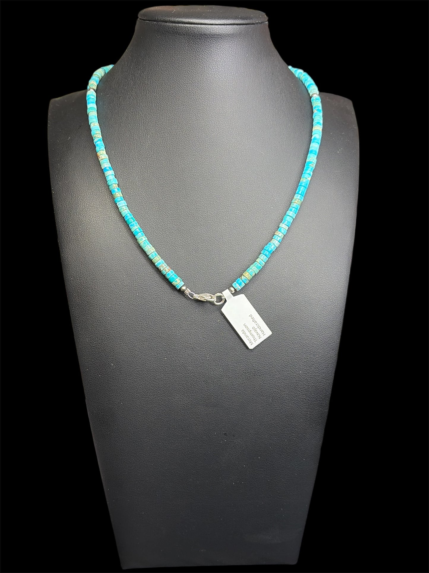 Navajo - Kingman Turquoise & Sterling Necklace