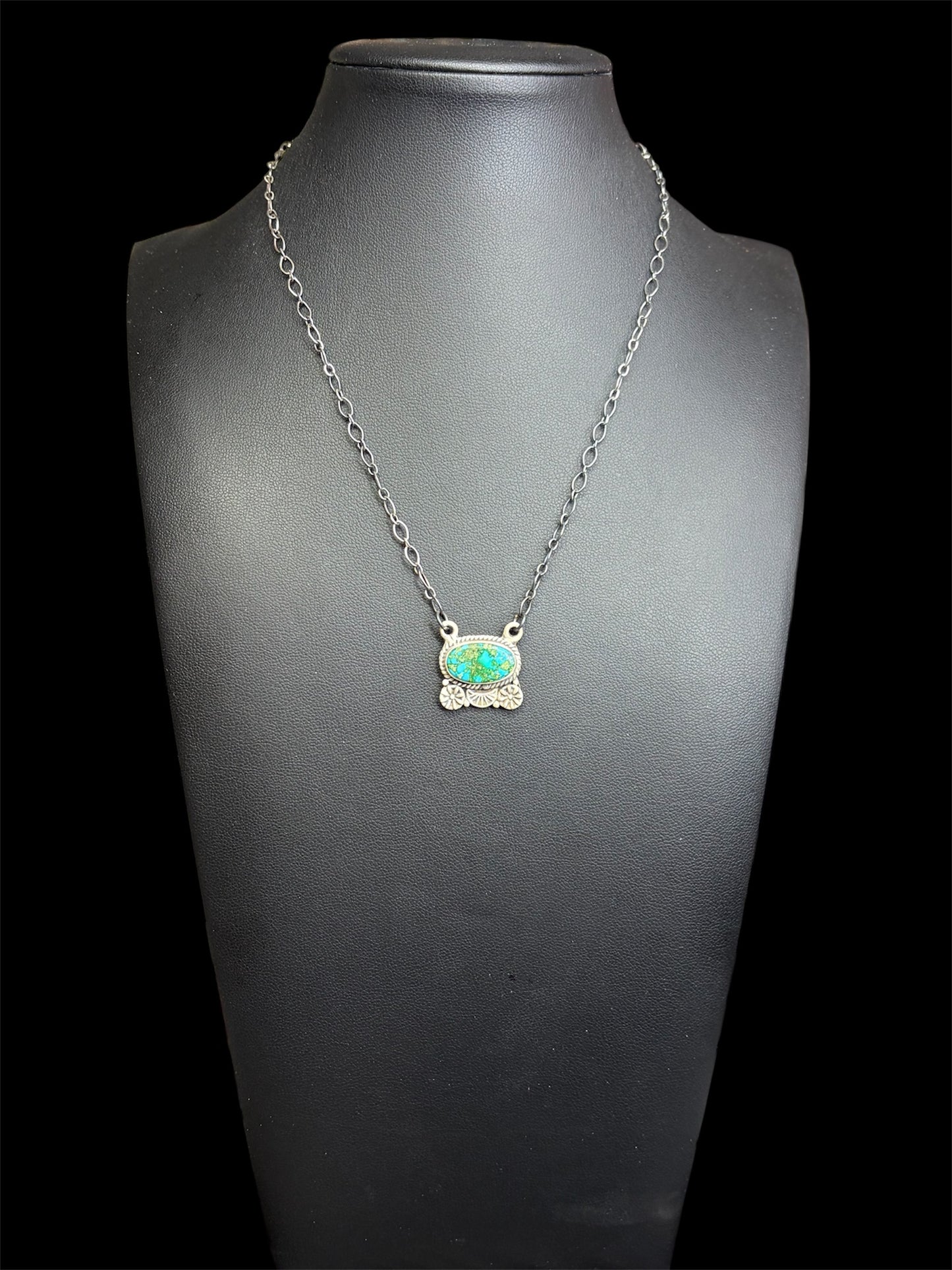 Sonoran Gold Turquoise Mini-Bar Necklace