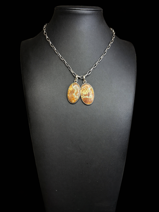 Number 8 Turquoise Pendants