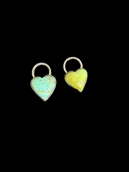 Handcrafted Kingman Turquoise Charms/Pendants