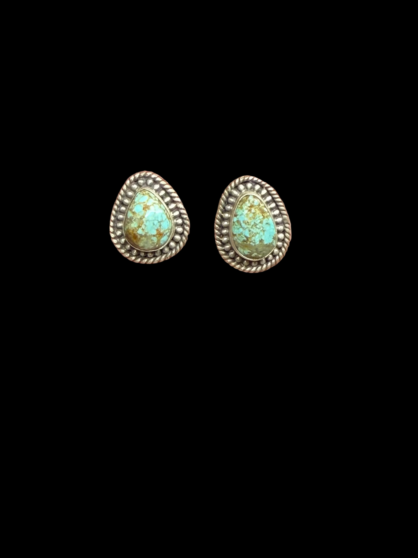 Number 8 Turquoise Earrings