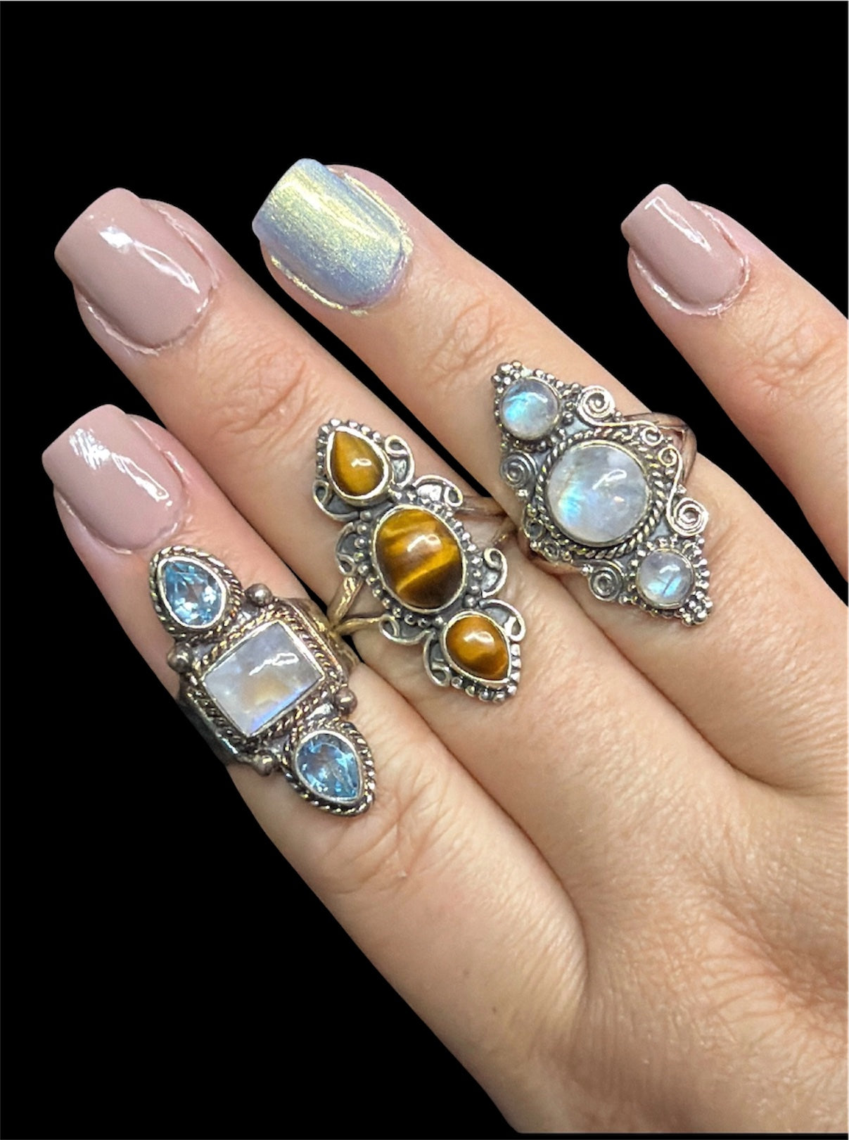Gemstone Statement Rings