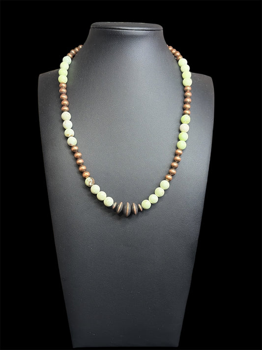 Palomino & Copper Pearl Necklace