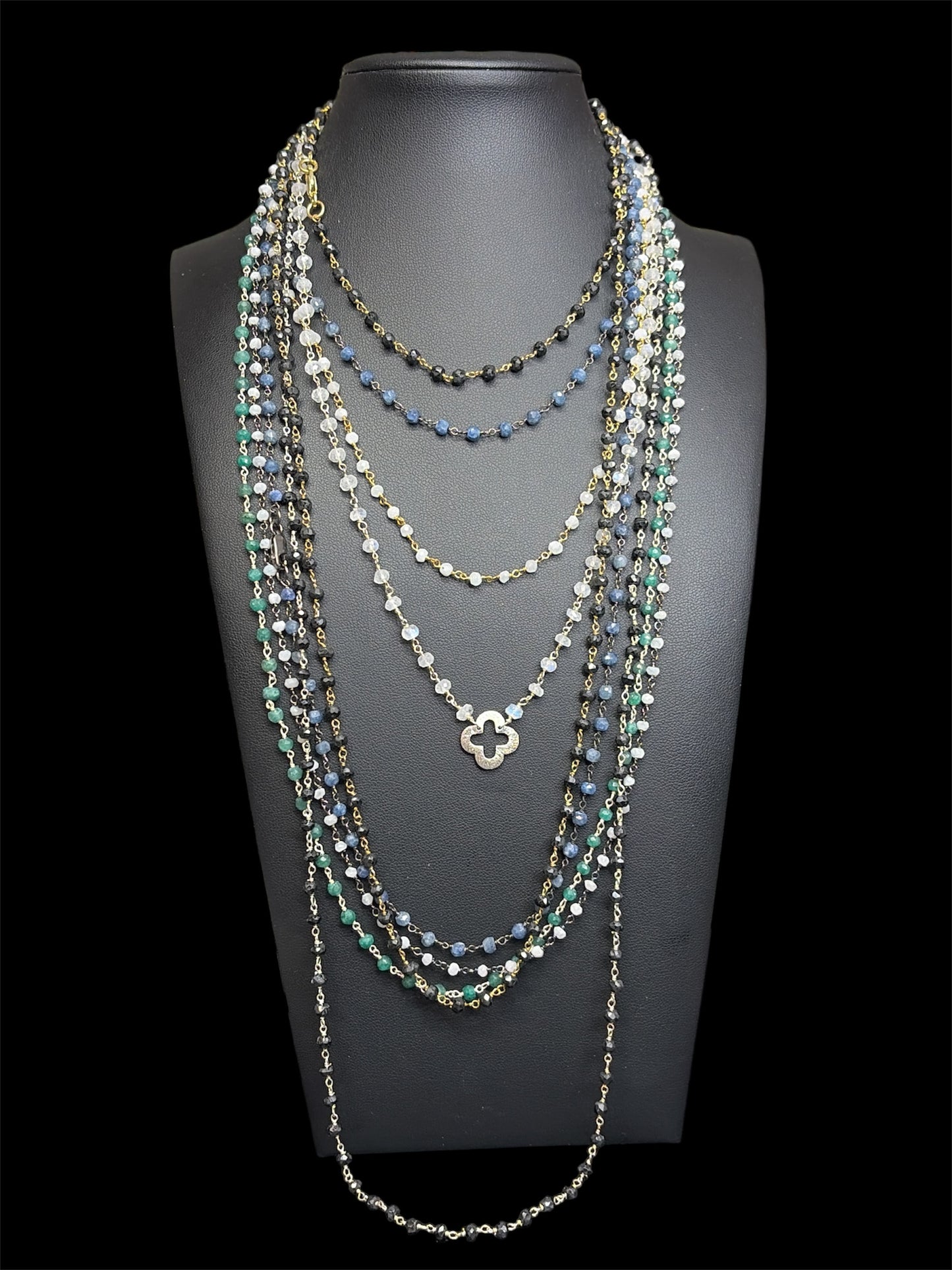 Beaded Sterling Necklaces