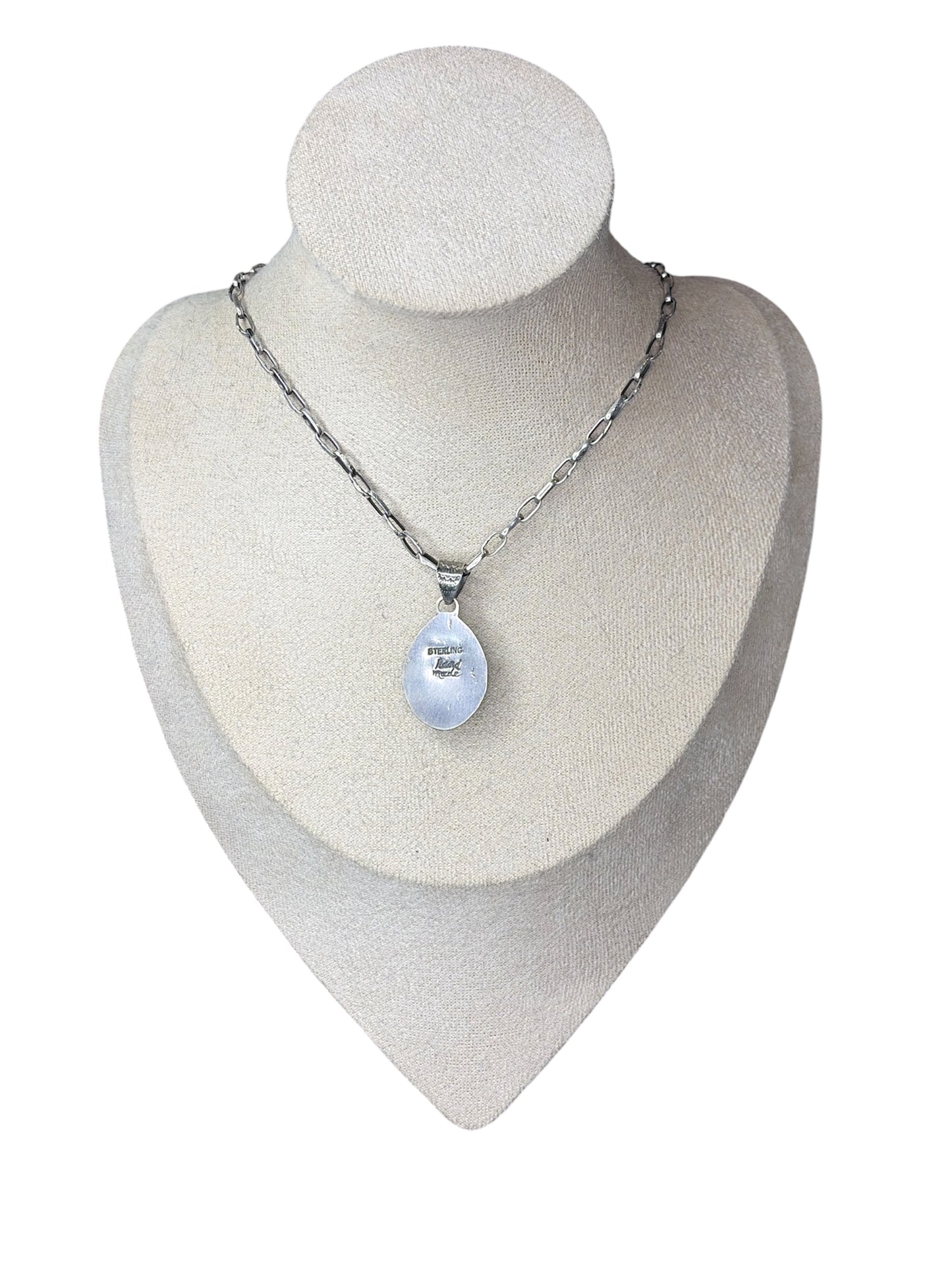 Handcrafted Mine 8 Cactus Overlay Pendant