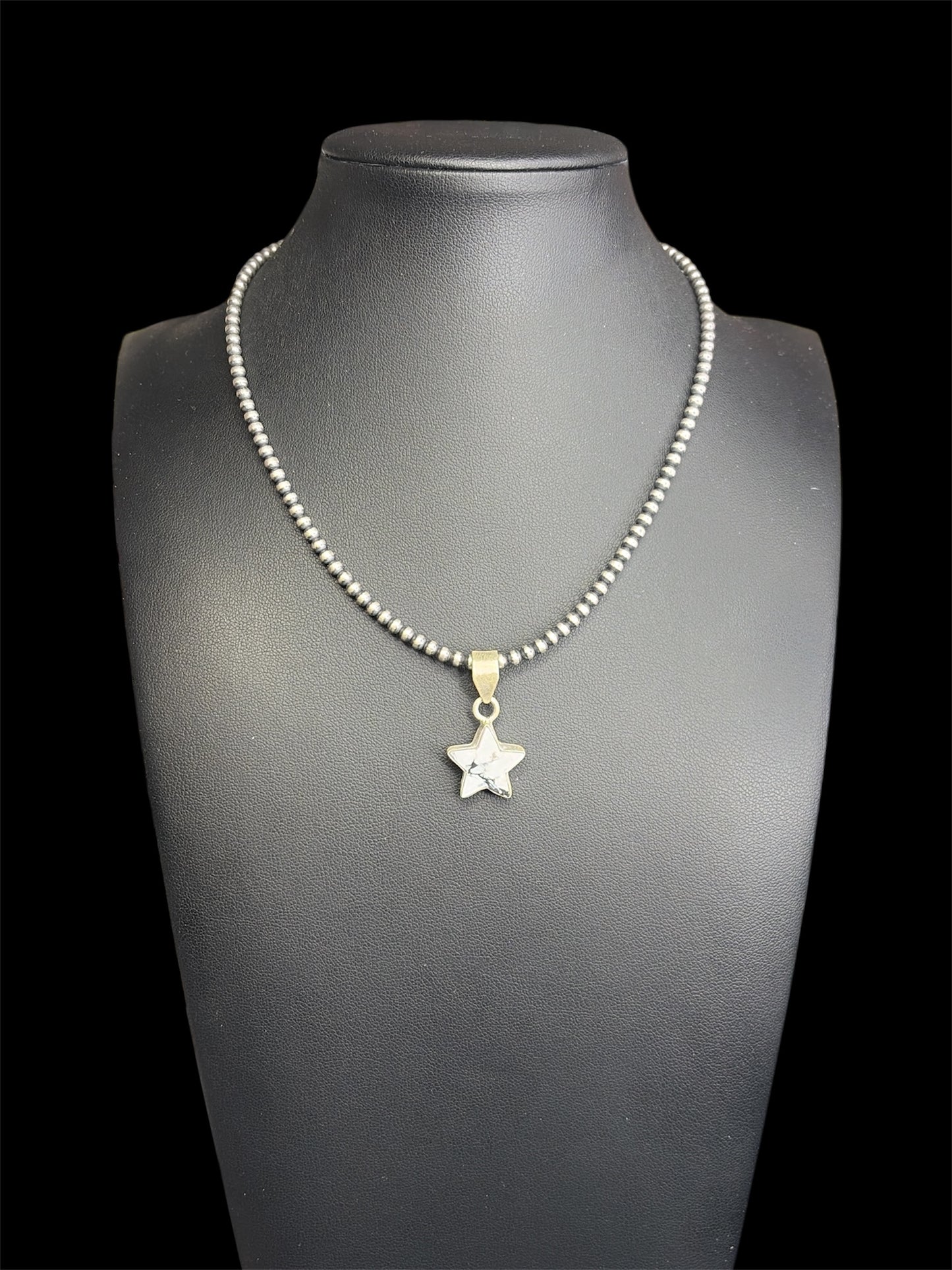 Petite White Buffalo Star Pendant