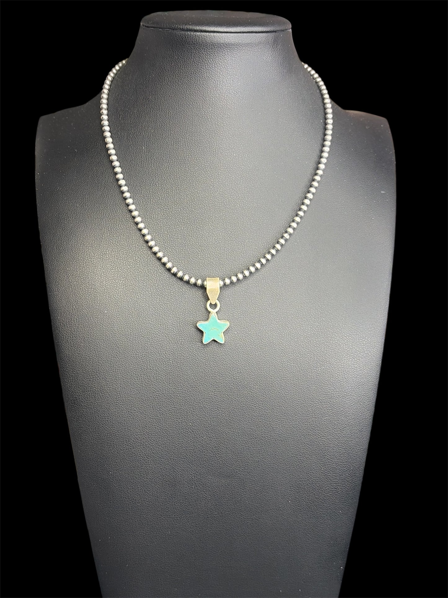 Petite Kingman Turquoise Star Pendant