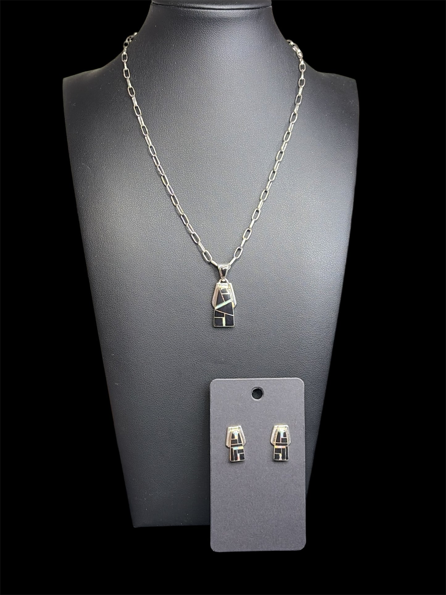 Black Onyx Inlay Set