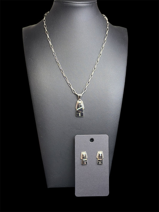 Black Onyx Inlay Set