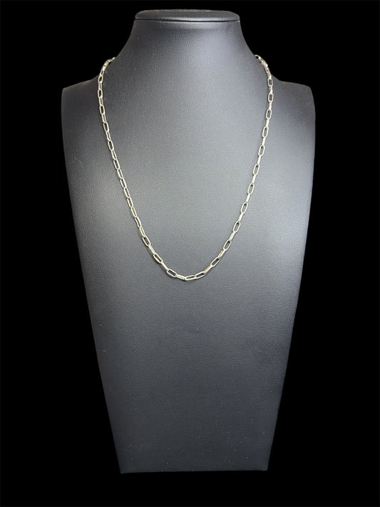 Handcrafted Paper Clip Chain - 20”