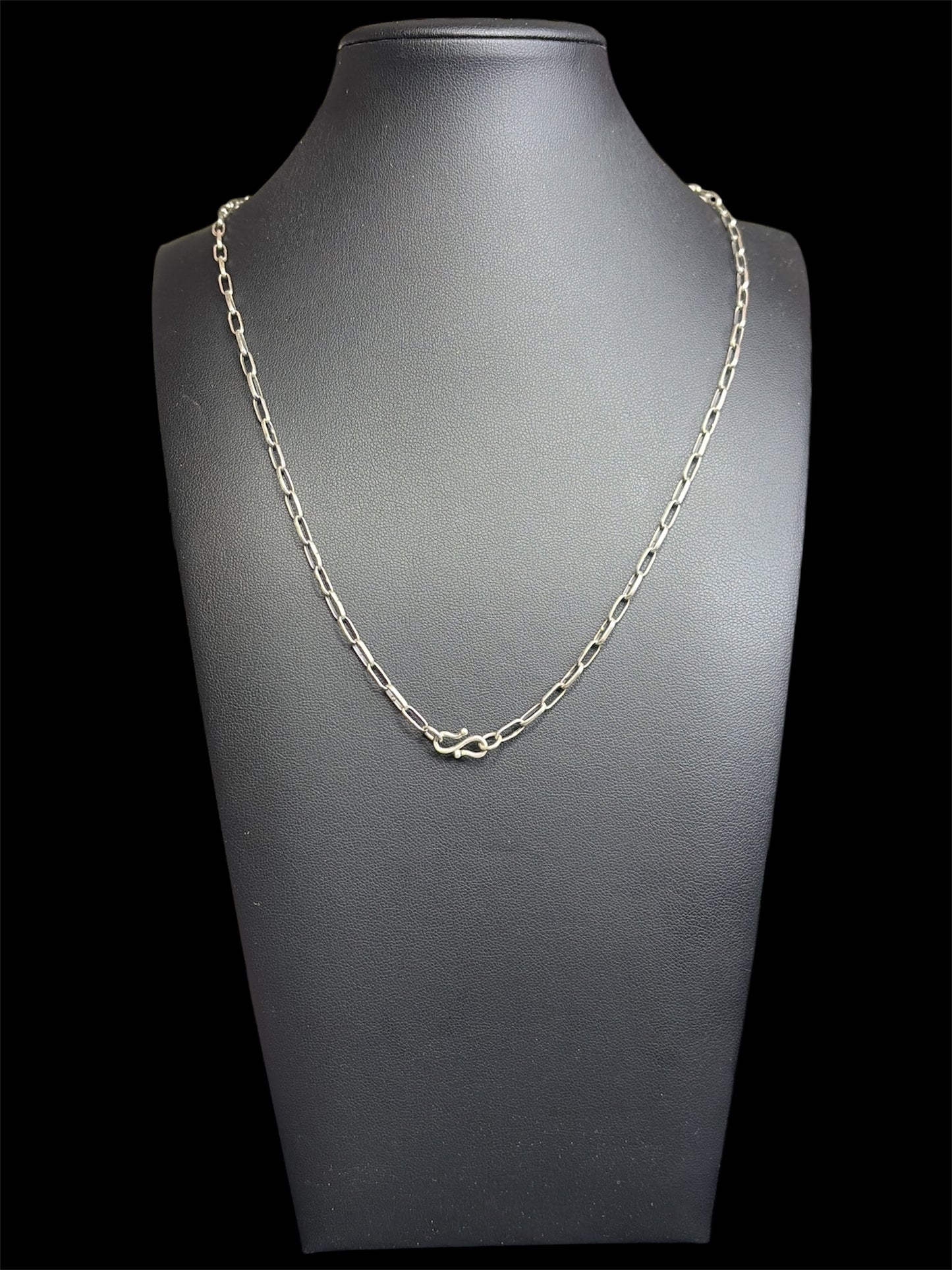 Handcrafted Paper Clip Chain - 20”