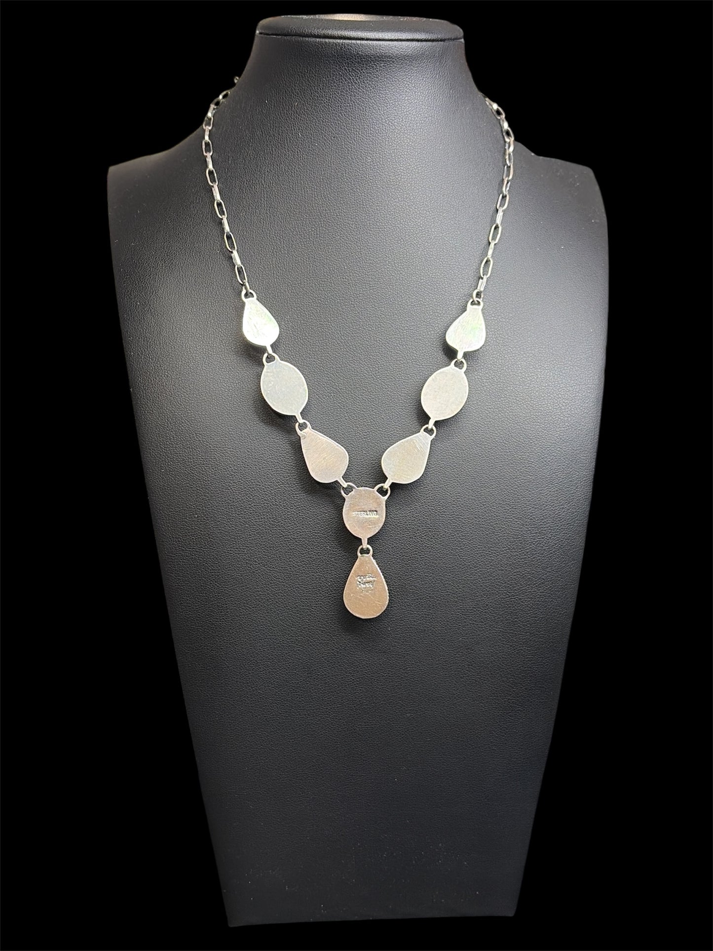 Handcrafted Kingman Turquoise Lariat Necklace