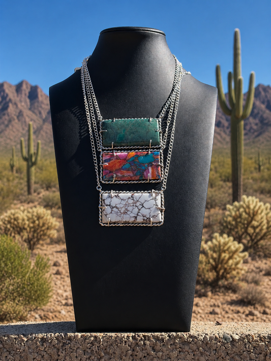 Desert Luxe Waterproof Bar Necklace