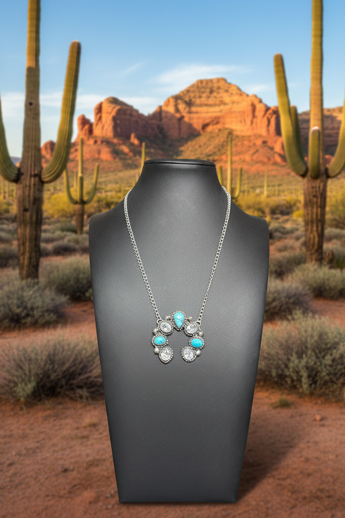 Southwest Sparkle Naja Style Necklace (see description)