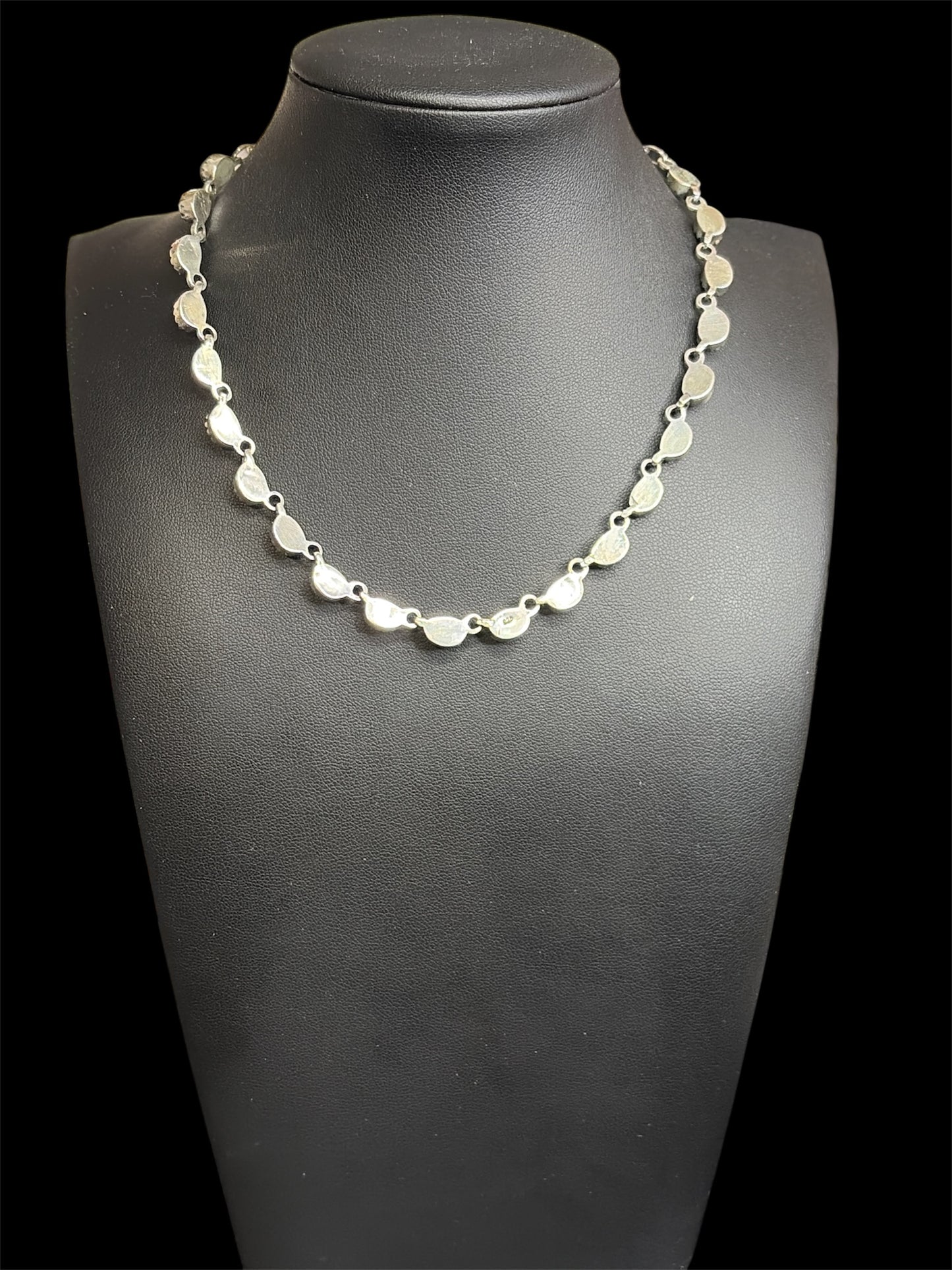 Handcrafted Kingman Turquoise Choker Necklace