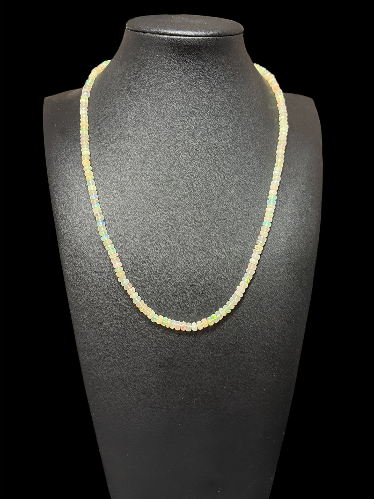Ethiopian Fire Opal Necklace - 18”